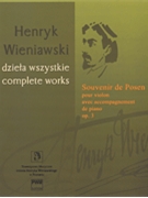 Souvenir de Posen Op. 3 by Wieniawski Henryk for Violin and Piano