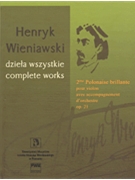 2me Polonaise Brillante Pour Violon Avec Accompagnement D'orchestre Op.21s.a Vol.4a by Wieniawski Henri for