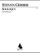 Soliloquy for Solo Bassoon by Gerber Steven for