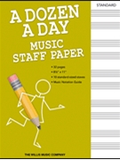 Dozen a Day - Music Staff Paper by Various for Staff Pape (10 Stave - )