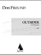 Outsider for Wind Ensemble by Freund Don for Score and Parts