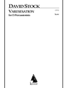 Varesesation for 13 Percussion by Stock David for Score