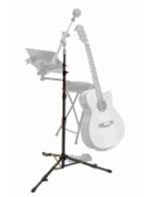 AirTurn Portable Mic Stand for Musicians and Presenters for Mic Stand