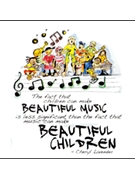 Beautiful Music Beautiful Children Print by Lavender Cheryl for