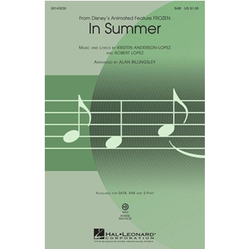 In Summer by Lopez Robert - Billingsley Alan - Josh Gad for SAB