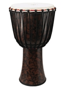 12 inch. Fiberglass Djembe - Key Tuned by for