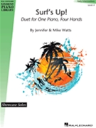 Surf's Up! by Watts Mike for 1 Piano 4 Hands