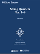 String Quartets Nos. 1-6 by Bolcom WIlliam for