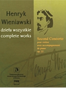 Second Concerto Op. 22 by Wieniawski Henryk for Violin and Piano