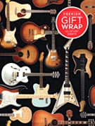 Hal Leonard Wrapping Paper - Guitar Retro Theme by for