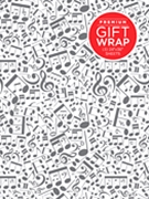 Hal Leonard Wrapping Paper - Music Notes Theme by for