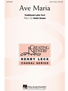 Ave Maria A Prayer for Mother Earth by Serper Emile for 3-Part and Piano