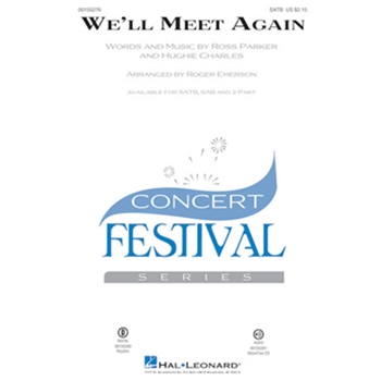 We'll Meet Again by Parker and Charles - Emerson Roger - for 2-Part and Piano