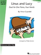 Linus and Lucy by Guaraldi Vince - Keveren Phillip - for 1 Piano 4 Hands
