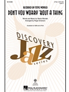 Don't You Worry 'Bout a Thing by Wonder Stevie - Emerson Roger - Stevie Wonder for 2-Part and Piano