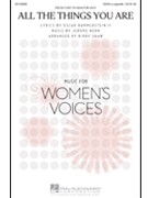 All the Things You Are by Kern and Hammerstein - Shaw Kirby - for SSAA a cappella
