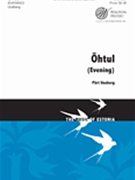 Ohtol Evening by Uusberg Part Ernst Enno for SATB divisi a cappella
