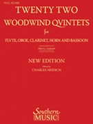 22 Woodwind Quintets - New Edition by Andraud Albert - Neidich Charles - for Score