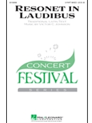 Resonet in Laudibus by Johnson Victor C for 3-Part Mixed