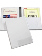 Marlo Choral Folder White 9.25 X 12 With Elastic Ties And Pockets by for
