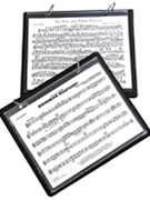 Marlo Marching Band Flip Folder With 8 Window Sleeves by for