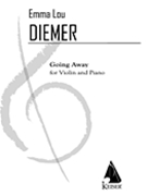 Going Away for Violin and Piano by Diemer Emma Lou for