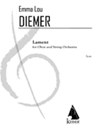 Lament for Oboe and String Orchestra - Full Score by Diemer Emma Lou for