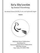 Se'u She'awrim by Naumbourg Samuel for SATB