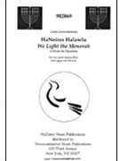 HaNeiros Halawlu (We Light the Menorah) by Lewandowski Louis - Jacobson Joshua - for SA