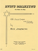 Avinu Malkeynu by Janowski Max for SATB