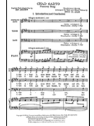 Chad Gadyo (Passover Song) by Adler Hugo for SATB