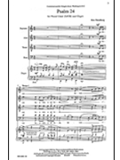 Psalm 24 (S'eu Sh'arim) by Steinberg Ben for SATB