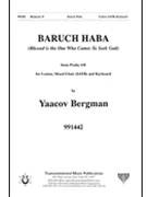Baruch Haba by Bergman Yaacov for SATB