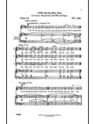Leo Sowerby: I Will Lift Up Mine Eyes by Adler Hugo for SATB