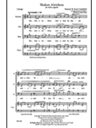 Shalom Aleichem by Goldfarb - Aldema Gil - for SAB