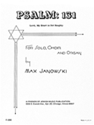 Psalm 131 by Janowski Max for SATB