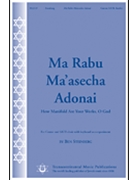 Ma Rabu Ma'asecha Adonai by Steinberg Ben for SATB