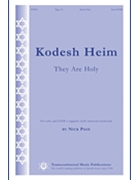 Kodesh Heim by Page Nick for SATB a cappella