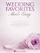 Wedding Favorites Made Easy by Various for Piano Vocal and Guitar