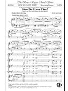 How Do I Love Thee by Gomes Trevor Elizabeth Barrett Br for SATB