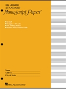 Hal Leonard Manuscript Paper by for Manu Paper (12 Stave - 64 pages)