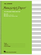 Standard Wirebound Manuscript Paper (Green Cover) by for