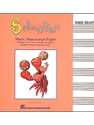 Sebastian Music Manuscript Bk by Wide Line - Tear-out - for Manu Paper