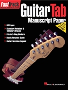Guitar Tab Manuscript Paper by for Tablature (5 Stave)