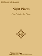 Night Pieces: Five Preludes for Piano by Bolcom WIlliam for Piano