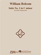Suite #1 In C Minor by Bolcom WIlliam for Cello Solo