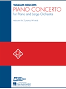 Concerto by Bolcom WIlliam for 2 Piano 4 Hands