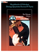 String Quartets by Mendelssohn and Schubert for Str Quartet C (CD Sheet Music)