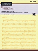 Orchestra Musician's Cd-rom Libr Volume 11 by - Wagner - for Violin CD (Vol 11 Violin Wagner: Part 1)