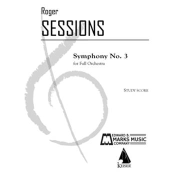 Symphony No. 3 by Sessions Roger for Study Score